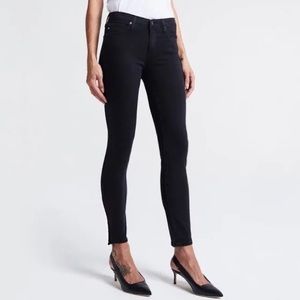 AG Adriano Goldschmied Super Skinny Ankle Jeans w/ Split Hem
